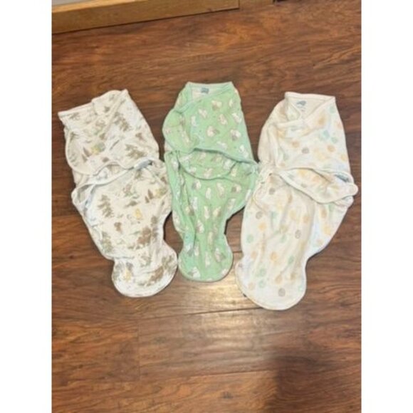 Disney Baby Aden + Anais 0-3M Swaddle Blankets Set of 3 Winnie the Pooh Prints - Picture 1 of 6